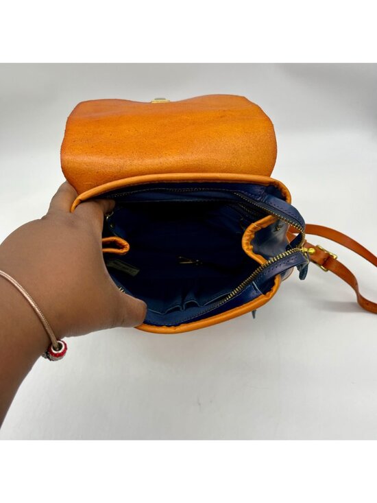 Old Trend Blue Genuine Leather Out West Backpack main image 4